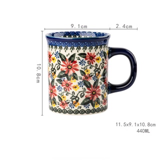 Ceramic Mug Large Capacity Coffee Cup Creative Tea Cup Water Cup Oat Milk  Cup Breakfast Cup