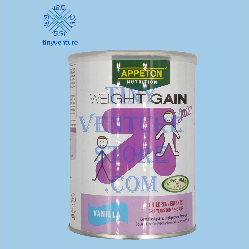 Appeton Nutrition Weight Gain Junior Vanilla 450g (On Hand) Shopee