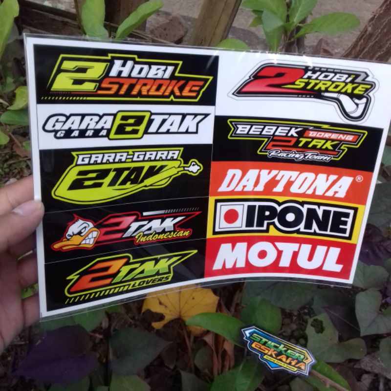 Sticker 2 Stroke Sticker 2 Stroke Lovers Hobby 2 Stroke | Shopee ...