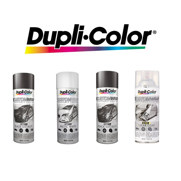 DupliColor Gloss Clear Aerosol Custom Wrap Automotive Removable Paint