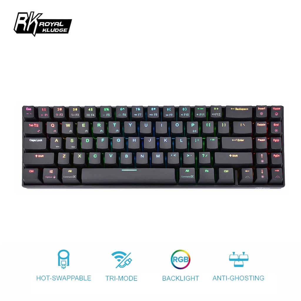 Royal Kludge Rk100 Wireless Mechanical Keyboard 96% | Shopee Philippines