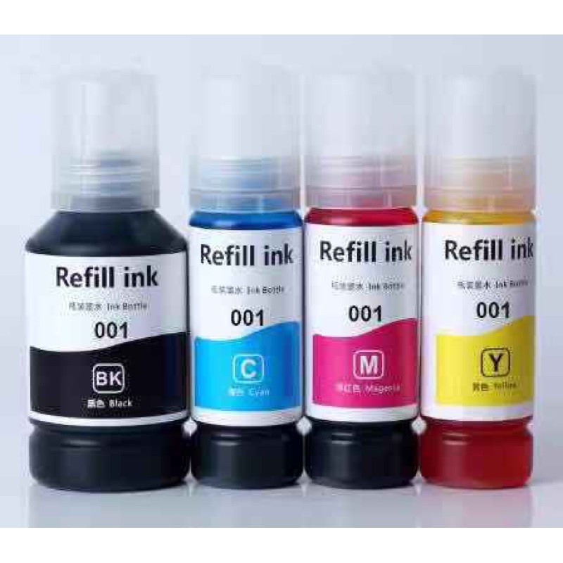 ☼♠Ink Set! Lahat Colors Compatible Refill Ink 003 001 664 673 Ink Set ...