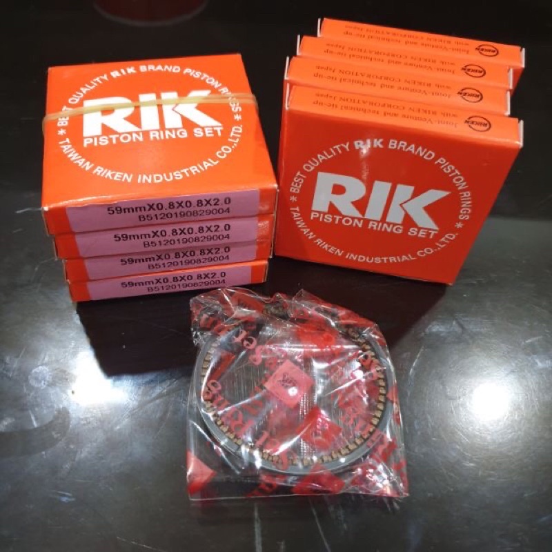 RIK PISTON RING 59MM (0.8/1MM) MIO SPORTY ONLY NOT FIT ON CLICK / M3 ...