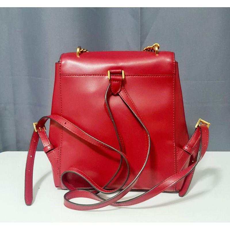 Michael Kors Backpack Red Leather ref.374118 - Joli Closet