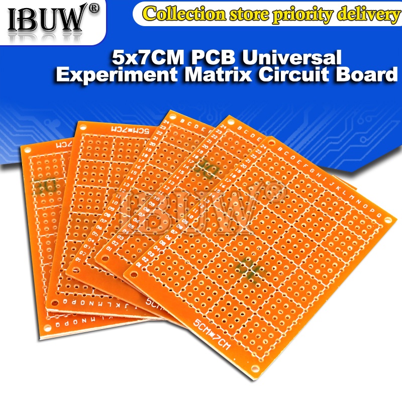 10PCS Prototype Paper Copper 5x7cm 5*7CM PCB Universal Experiment