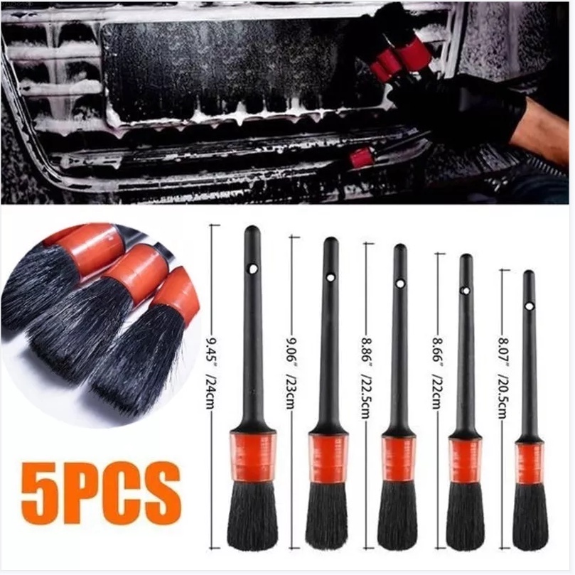 5pcs Car Detailing Brush Car Cleaning Kit Car Wash Tools Auot Detailing