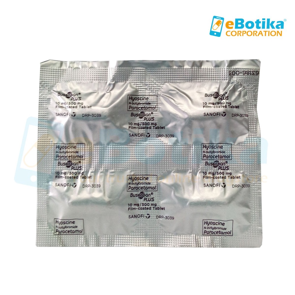 Buscopan Plus 500mg Tablet 4pcs Tablets Shopee Philippines   89f2ad761626186e0e6864d486774a55