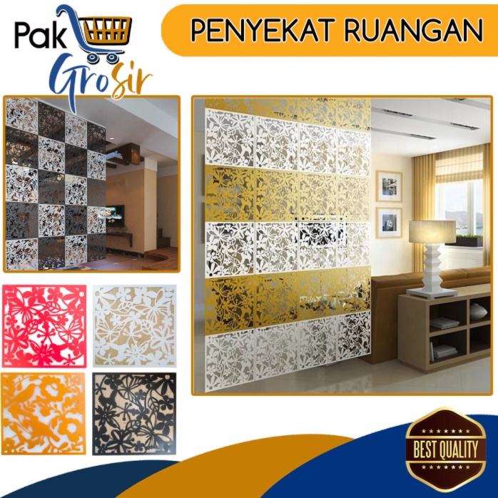 Vintage 3D PVC Room Divider Hanging Curtain Partition Wall Decoration ...