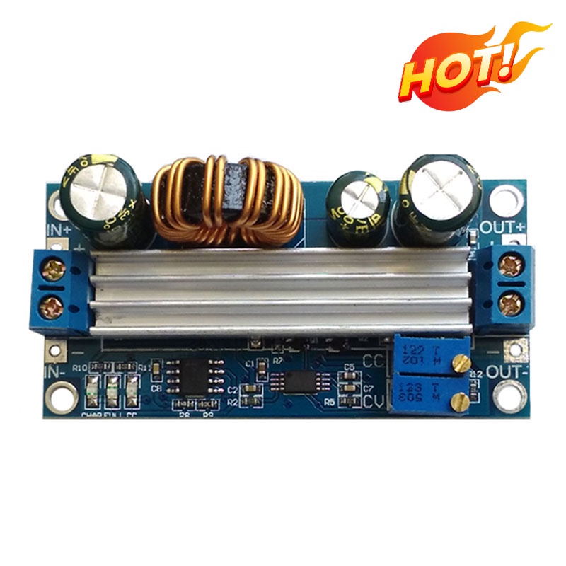 3A 35W DC 5-30V to DC 0.5-30V Step Up Down Converter Buck Boost Power ...