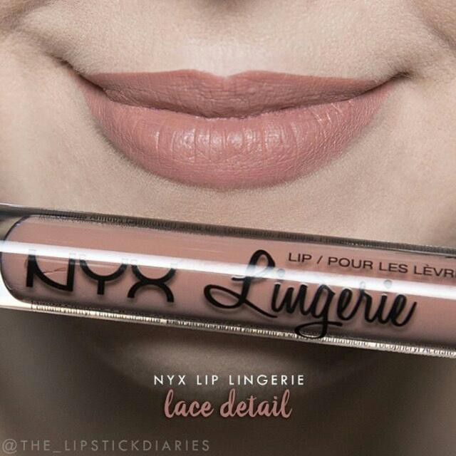 NYX Professional Makeup Lip Lingerie Liquid Lipstick, Lace Detail