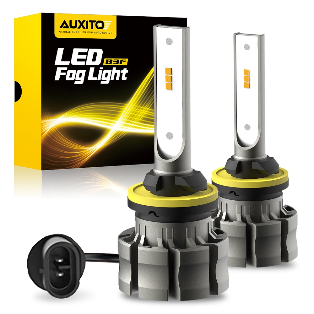 AUXITO 2Pcs 880 Led Fog Light Bulbs 6000Lm 6500K Cool White Light, 300% ...