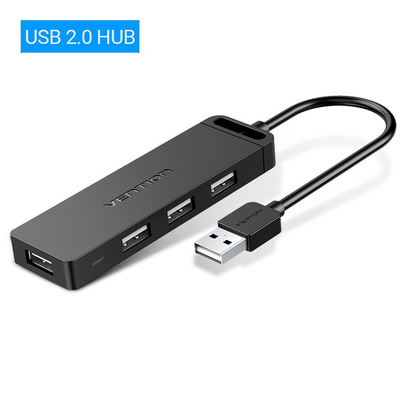 Vention USB 3.0 Hub 4 Port Multi USB Splitter OTG for Mac PC Laptop ...