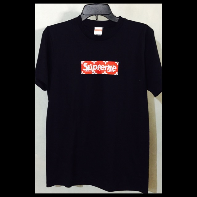 Supreme louis vuitton store black t shirt