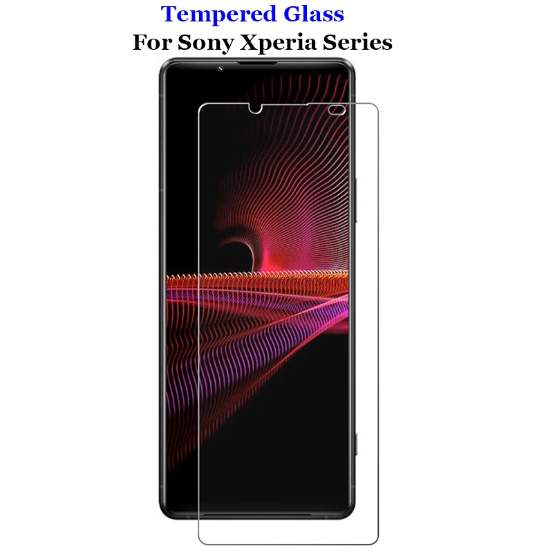 For Sony Xperia 1 5 10 II III V IV Clear Tempered Glass 9H 2.5D Premium ...