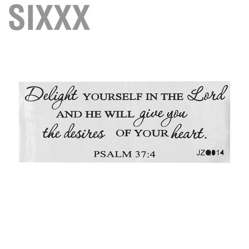 [READY STOCK] Wall Sticker PVC Bible Verse Decals Christian Quote Art ...