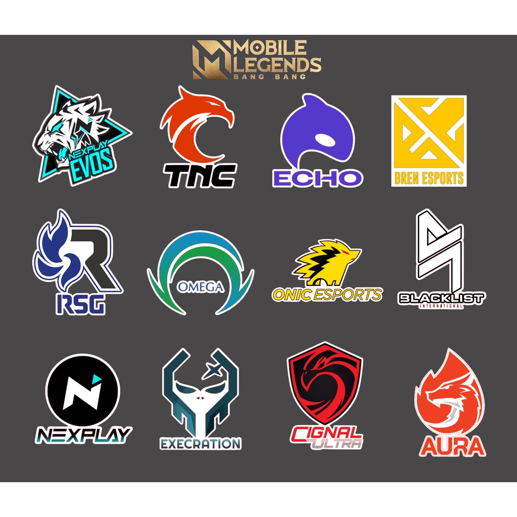 Mobile Legend Stickers - PH MPL team logo | Shopee Philippines