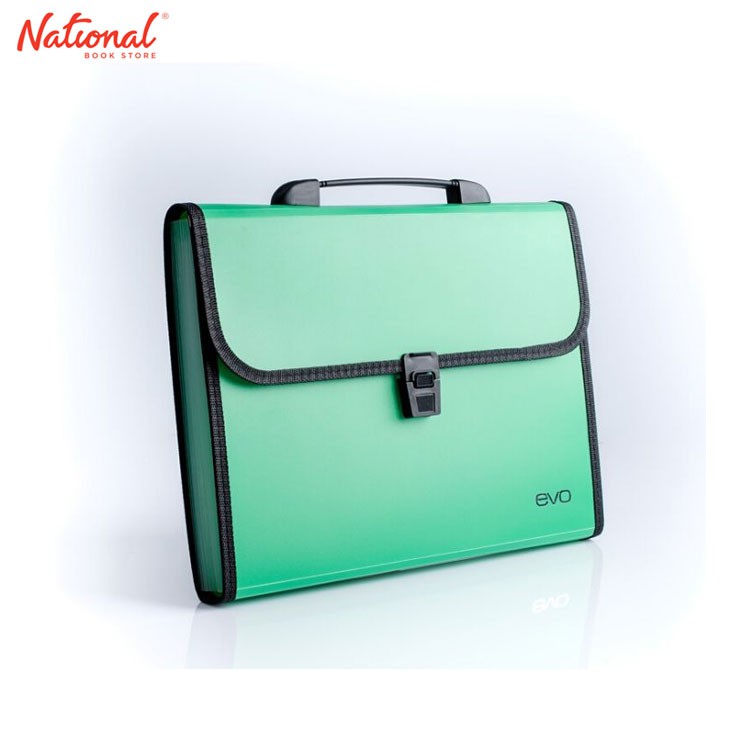 Evo Expanding File With Handle 4011695Gr A4 12Pockets Push Lock With ...