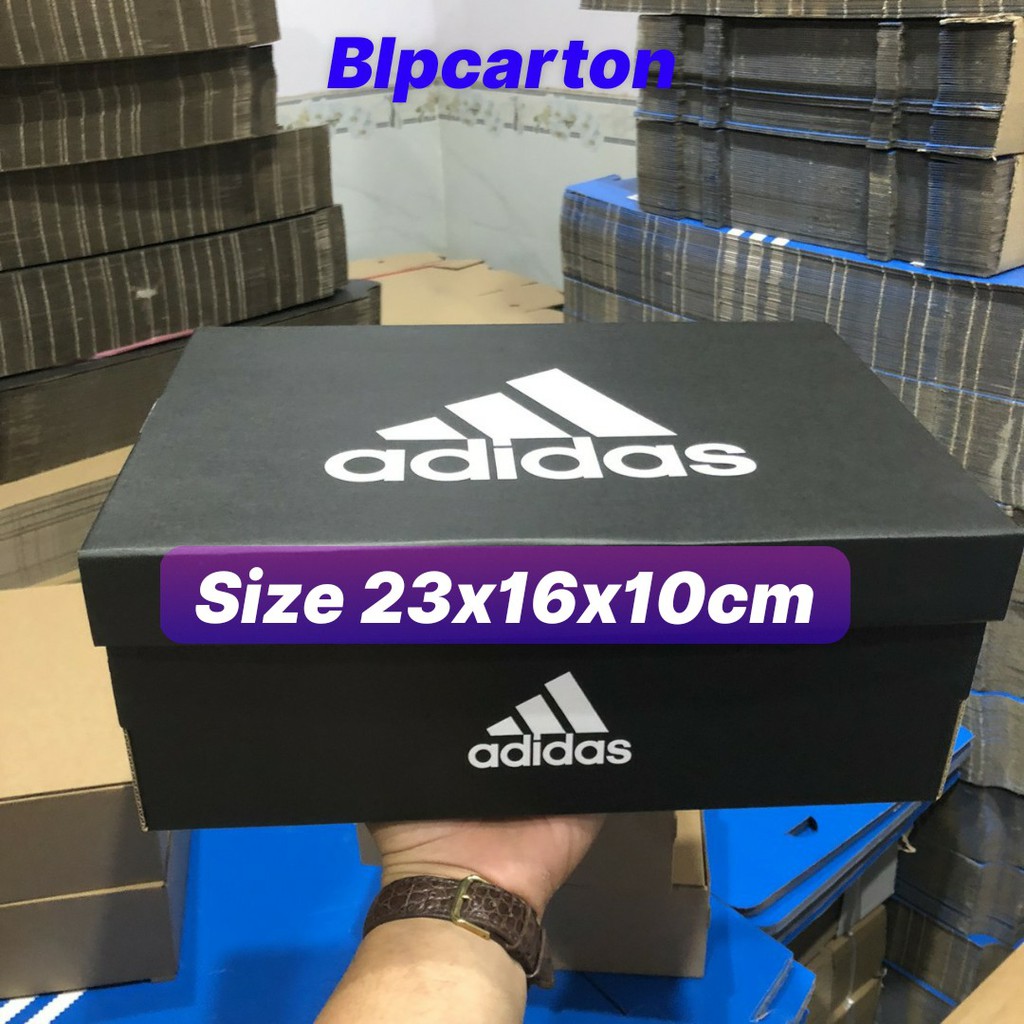 Adidas shoe box sales black