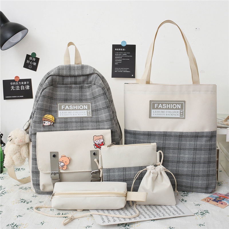 Magaaral Ng Schoolbag Korean Akademikong Backpack Simple At Naka