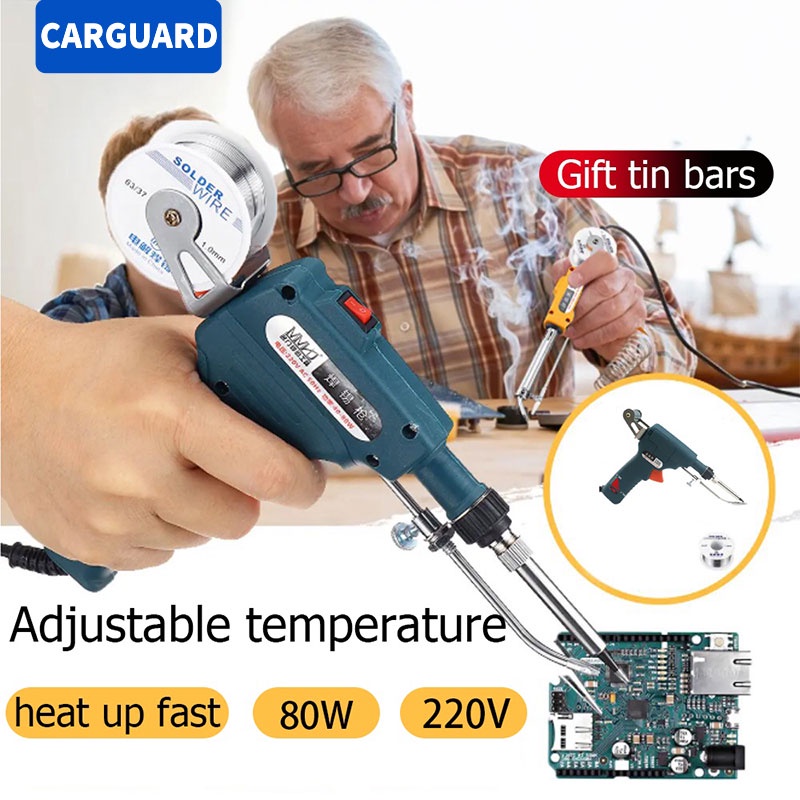 220V Adjustable temperature Welding gun Automatic Soldering Gun 80W