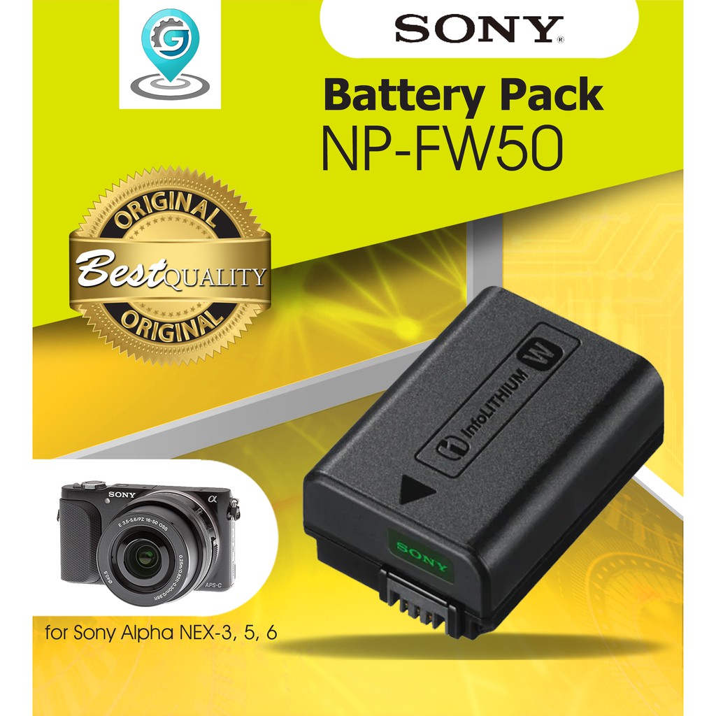 Sony Np Fw50 Lithium Ion Rechargeable Battery 1020mah Shopee Philippines 