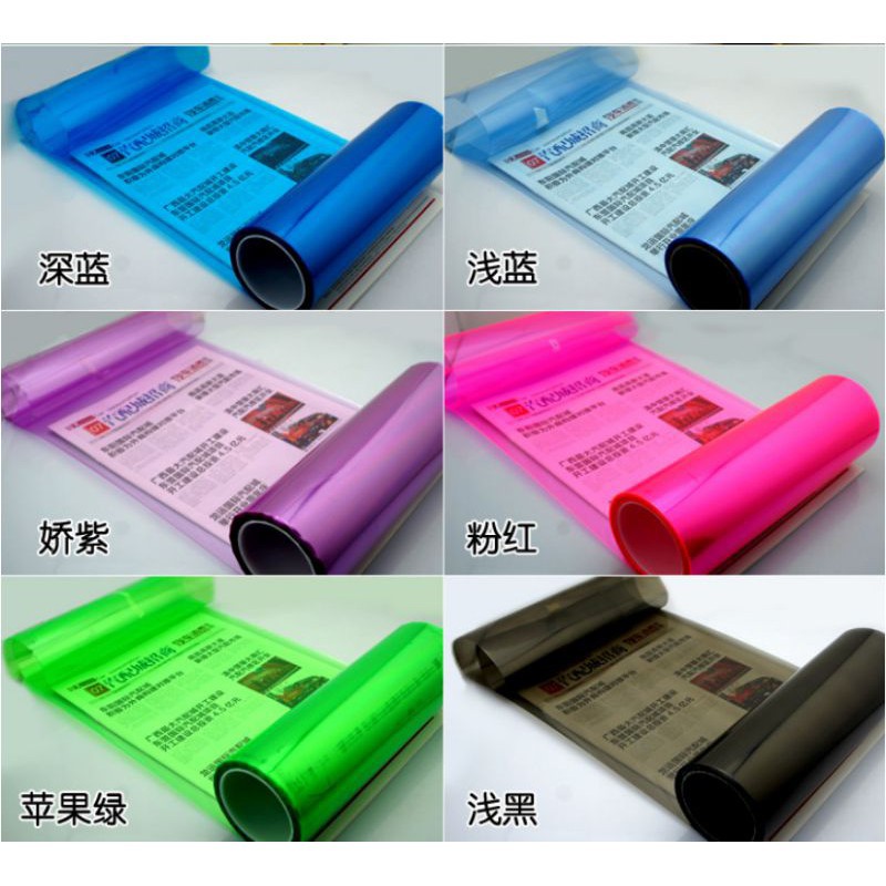 30*60cm motorcycle led car headlights tinted sticker | Shopee Philippines