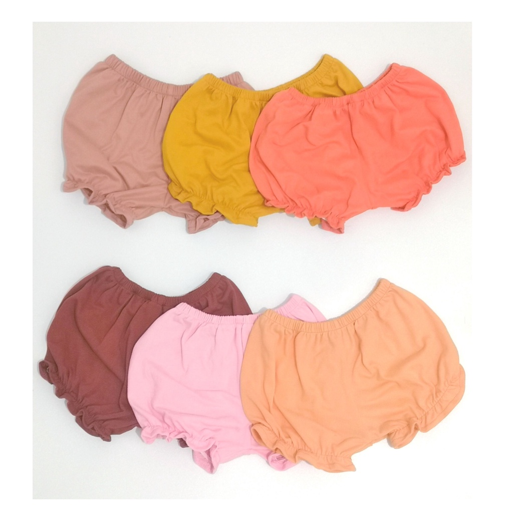 3er Set Baby Bloomer Mädchen - Weiche Baumwoll-Bloomers Mit Blumen Design Für Kleinkinder