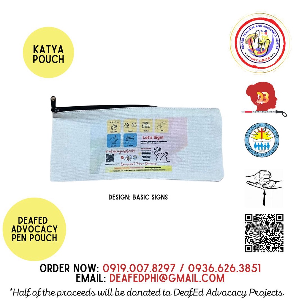 Sign Language Pouch (Pens) | Shopee Philippines