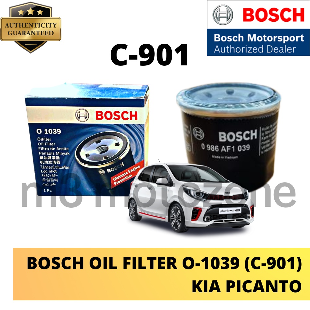 Bosch Oil Filter for Kia Picanto Shopee Philippines