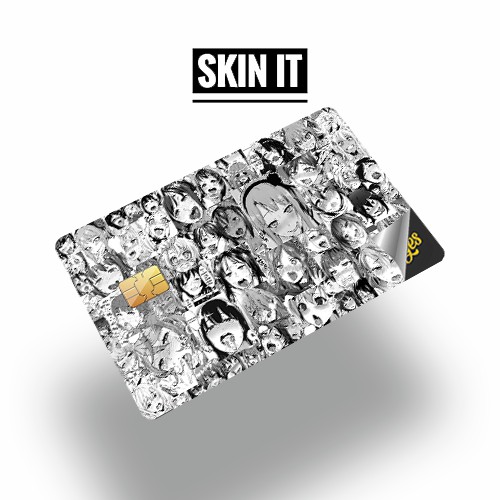 Ahegao Girls Credit Card Skin, Anime Skins