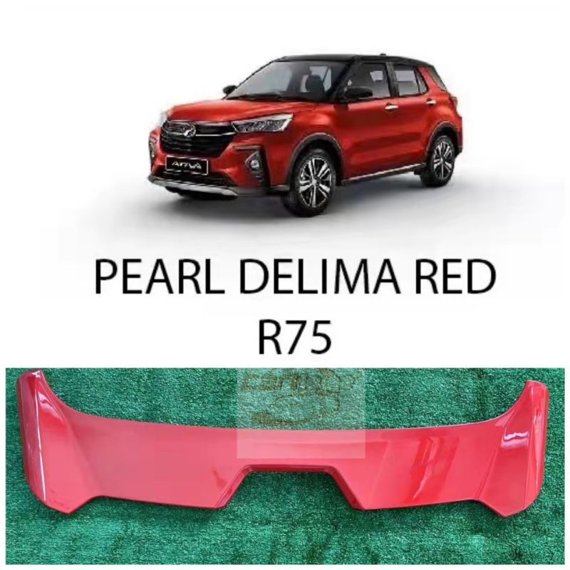 Perodua Ativa spoiler OEM Gear Up spoiler ABS with paint bodykit ...