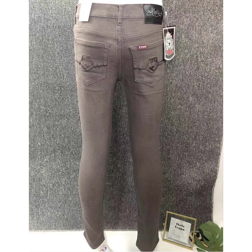 Jeans Men Elastic Waist Skinny Jeans Men 2021 Stretch Ripped Pants