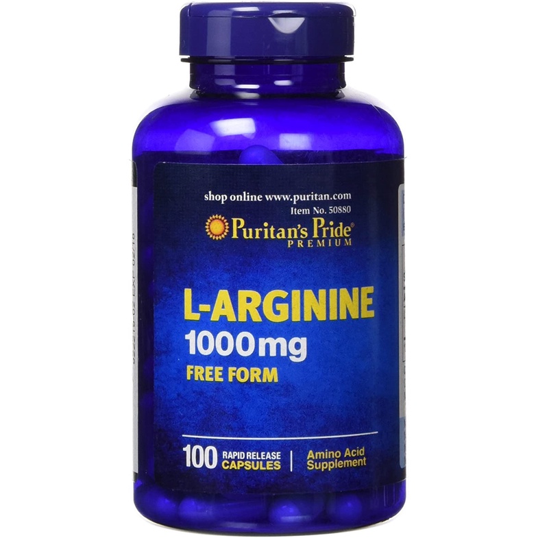 Puritans Pride Larginine 1000 Mg Capsules, 100 CountVegetables and