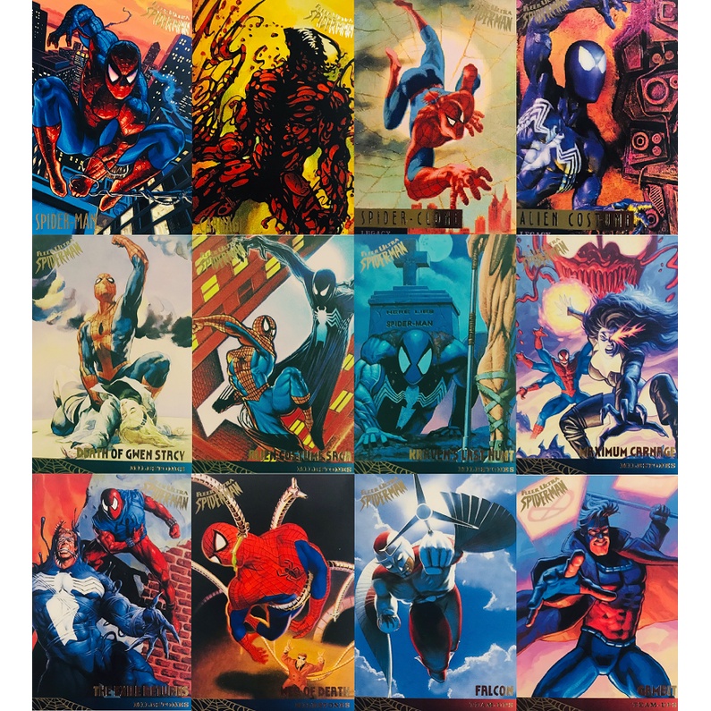 1995 FLEER SPIDER-MAN High A4 spider spiderman carnage venom punisher ...