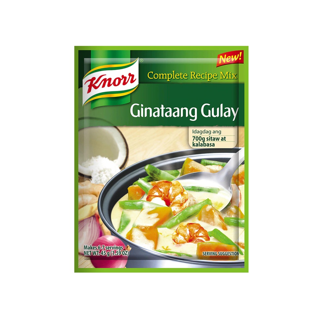 Knorr Ginataang Gulay Recipe Mix 45g Shopee Philippines 3090