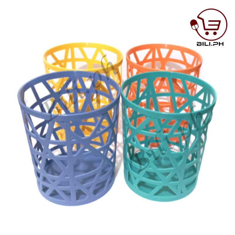 Plastic Pen Holder ( Random Colors ) | Desk Organizers | Shopee Philippines