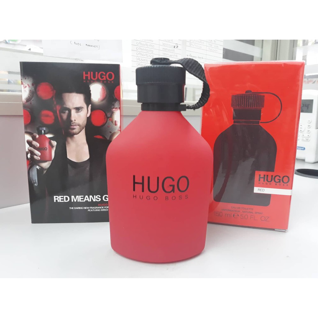 Hugo boss cheap red means go