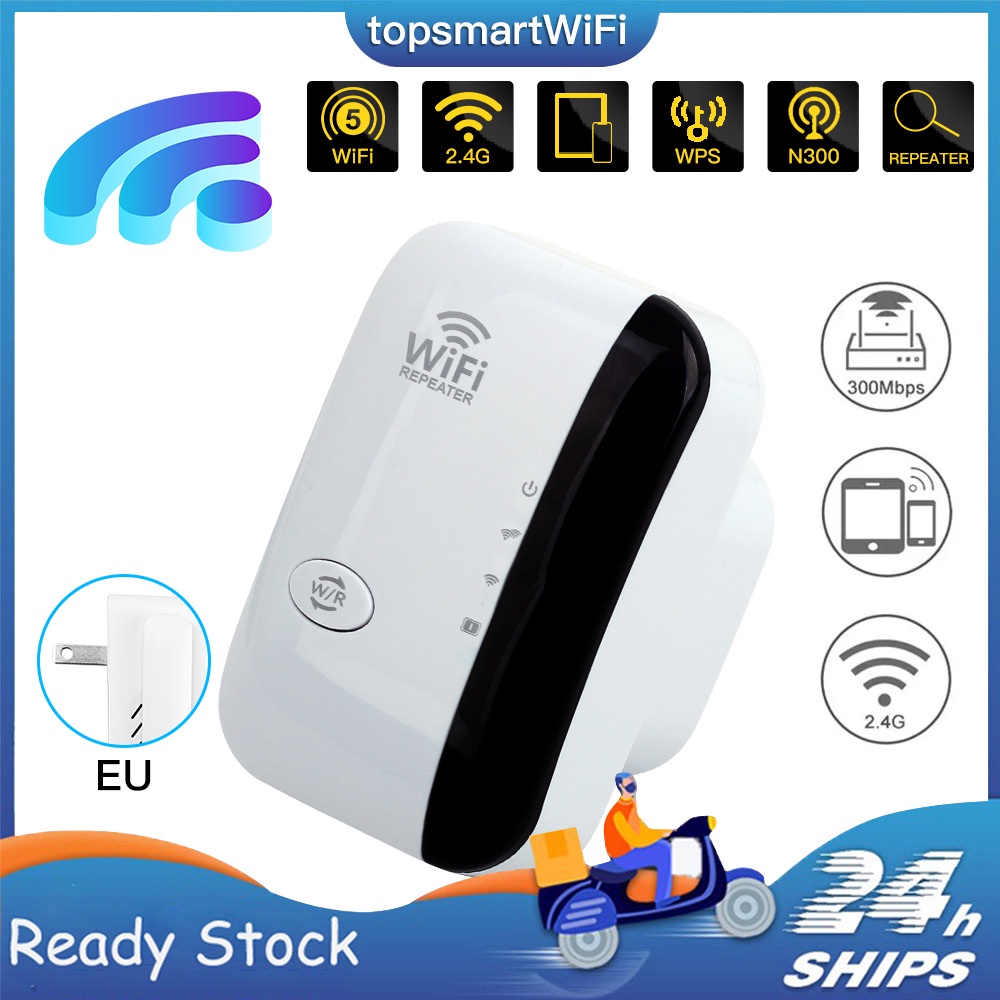 Smart Wireless Wifi Repeater Booster Network Amplifier Extender 2.4g