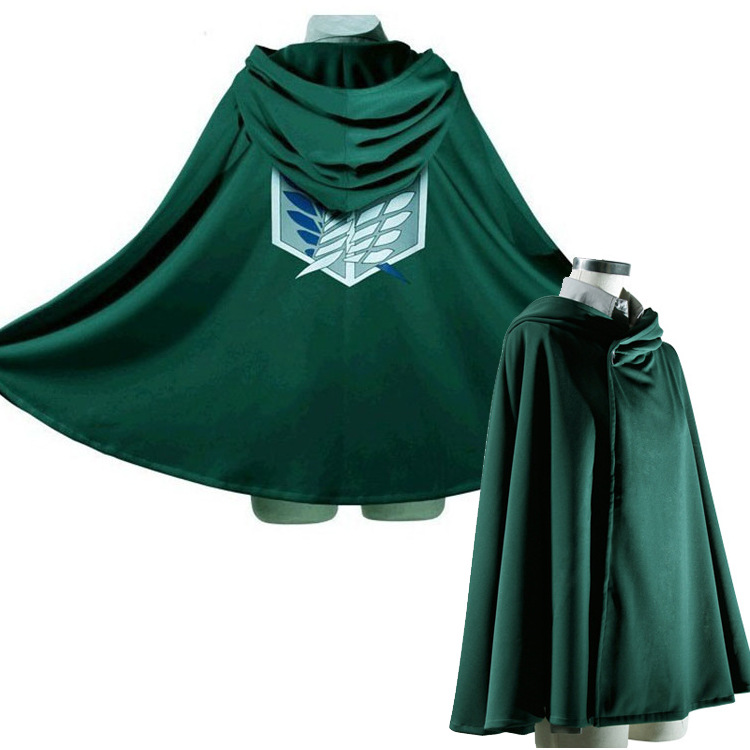 Men's and Women's Anime Hooded Halloween AOT Wings of Freedom Cloak