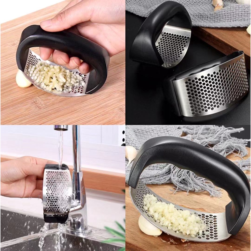 LZ Stainless Steel Garlic Press Rocker - Professional Grade Garlic ...