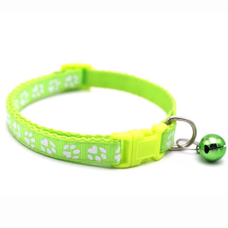 Pet Collar Dog Collar Cat Collar Puppy Kitten Collar Footprint Nylon