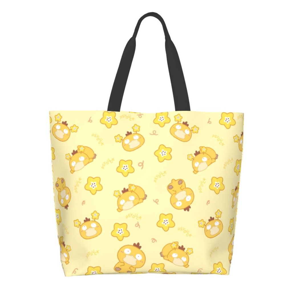 【In Stock】 Pokemon Psyduck Printed Shoulder Bag Fashion Cute Shopping ...