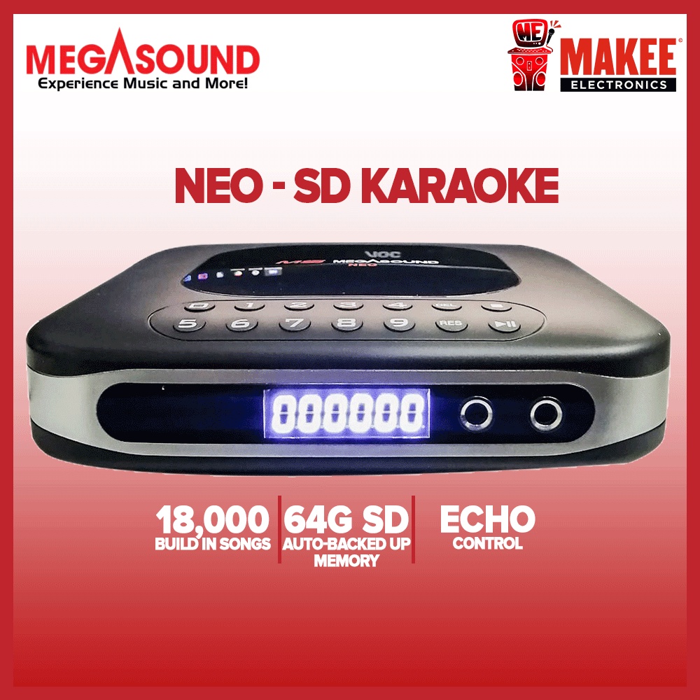 MEGASOUND NEO SMART VIDEOKE SYSTEM with over 18,000 BuiltIn Megasound