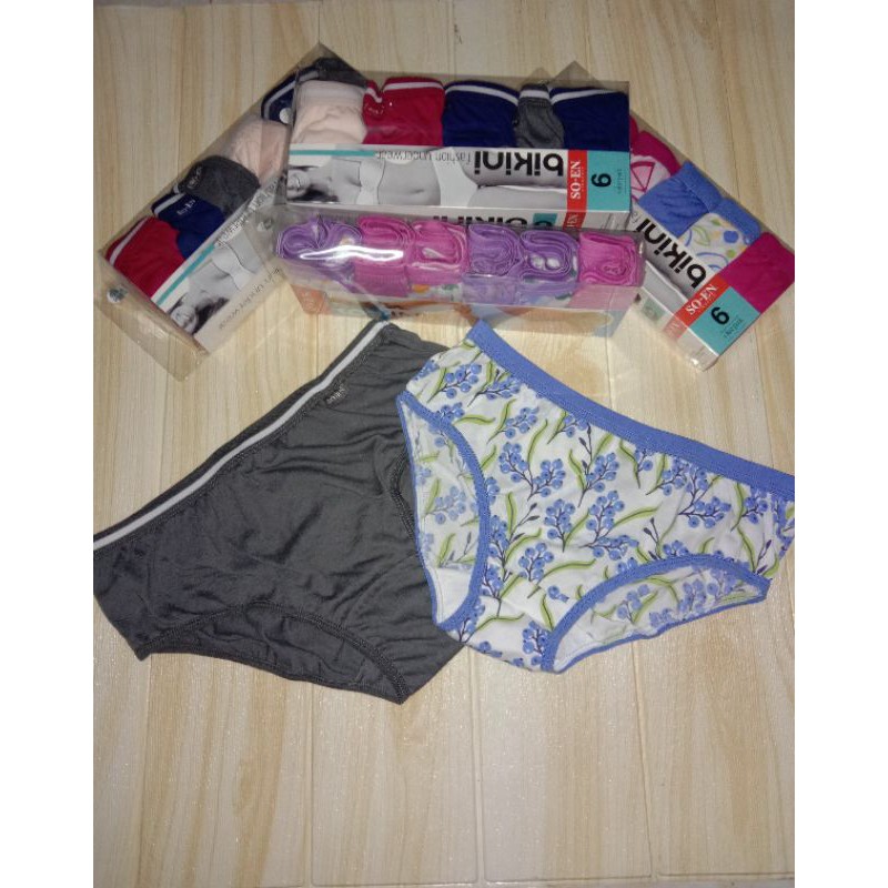 SOEN panty ( 6 PCS./pack )original BBC bikini type for adult size:S,M,L,XL