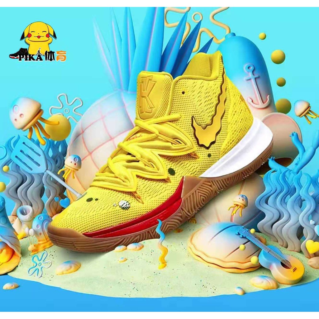 Kyrie 5 spongebob store shopee