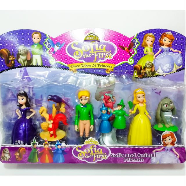 Sofia the First Toy Set Cake Toppers | Shopee Philippines
