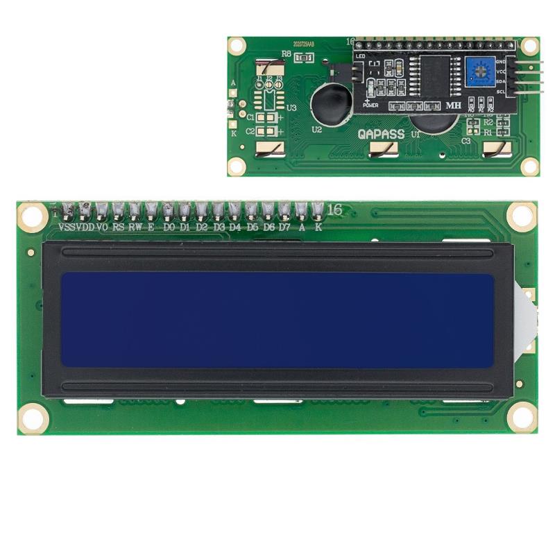 LCD Module Blue Green screen IIC/I2C 1602 for arduino 1602 LCD UNO R3 ...