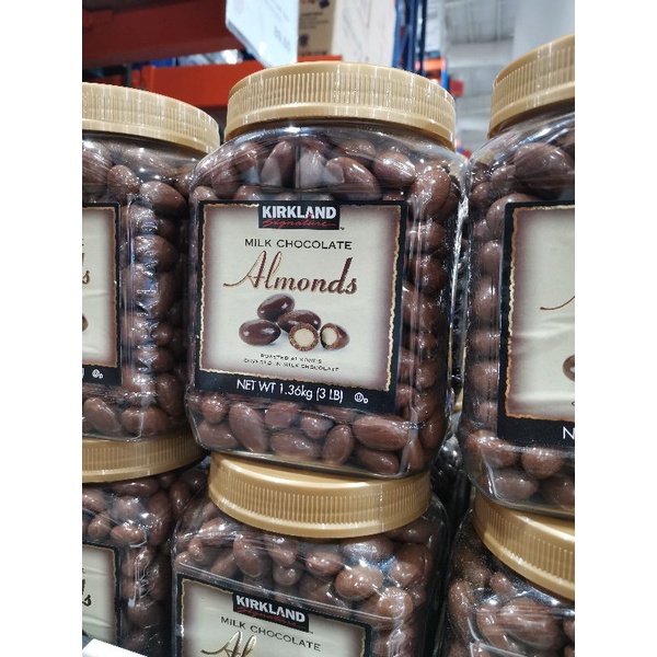 Kirkland Signature Almonds Milk Chocolate 1.36kgs expiration November