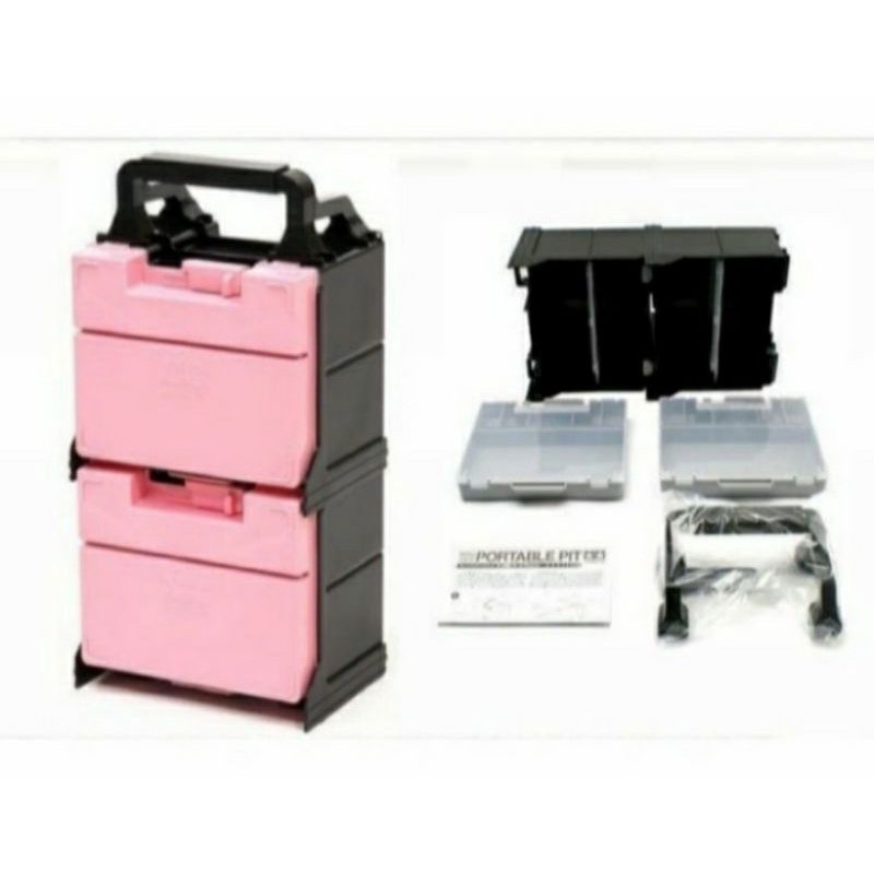 TAMIYA 95547 MINI 4WD PORTABLE PIT BOX PINK | Shopee Philippines
