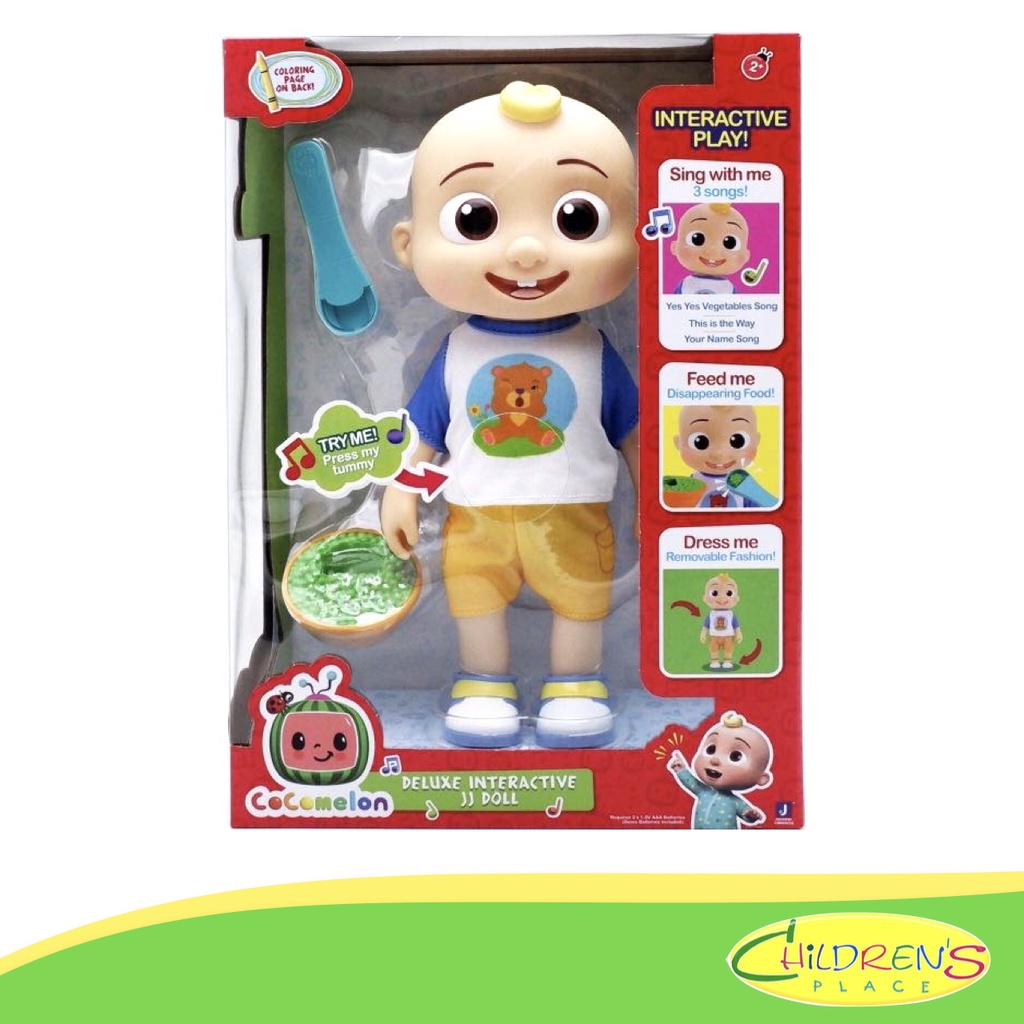  CoComelon Official Deluxe Interactive JJ Doll with